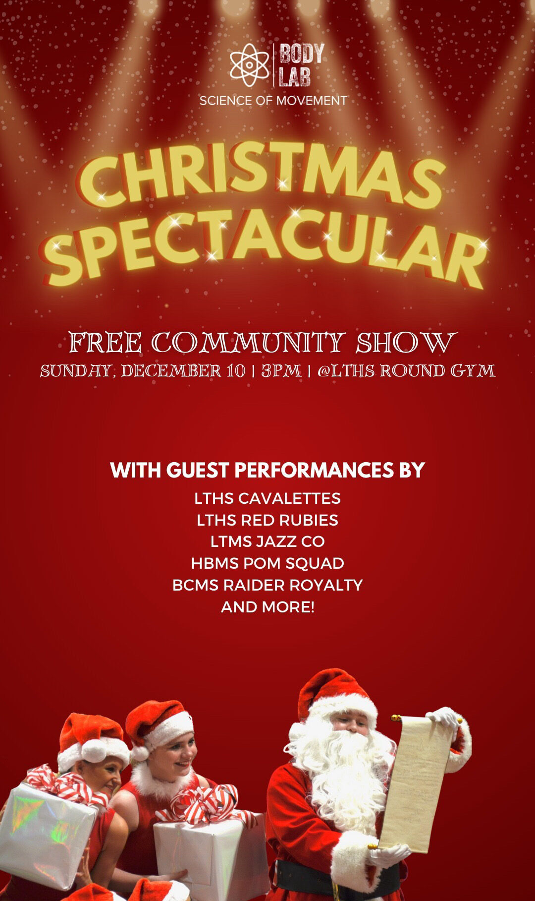 CHRISTMAS SPECTACULAR. BODY LAB